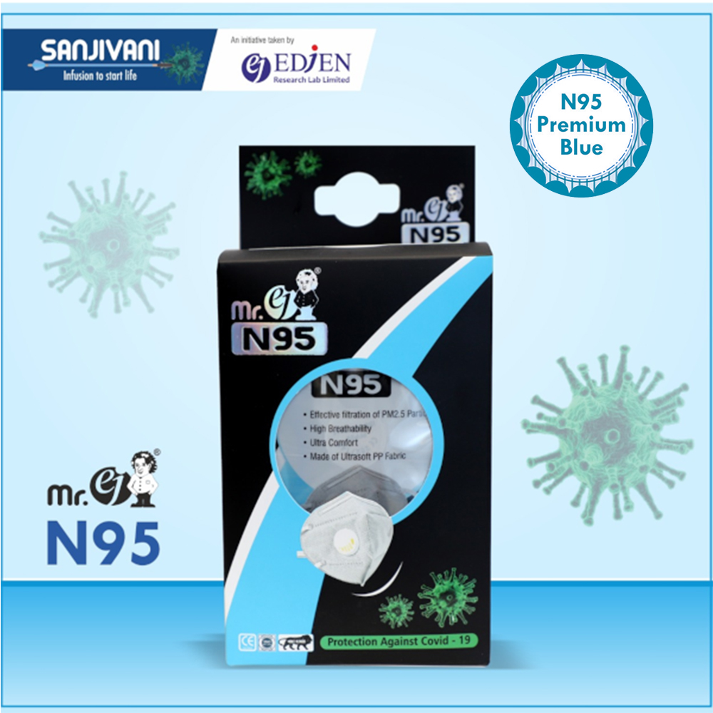 Mr. ej N 95 mask Blue