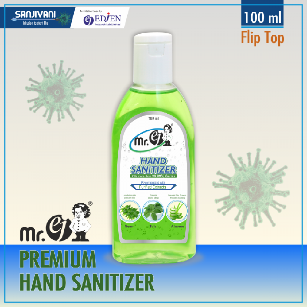 Mr. ej premium Hand Sanitizer 100 ML Flat /FT