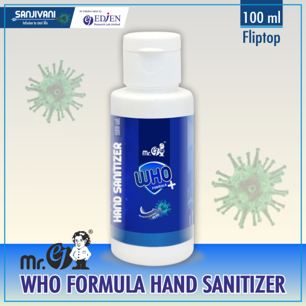 Mr. ej WHO SANITIZER 100 ML FT