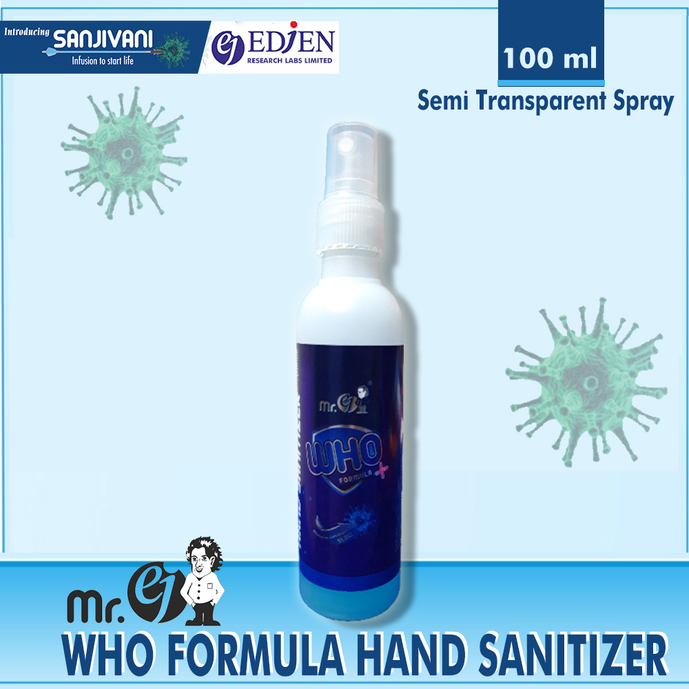 Mr. ej WHO SANITIZER 100 ml semitransparent Spray