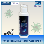 Mr. ej WHO SANITIZER 200 ML Flip Top