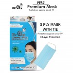 Mr. ej Facemask - 3 Ply Mask With Tie