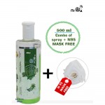 mr.ej Premium Hand Sanitizer Combo of 5 -500ml Flip Top  with N-95 Mask