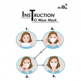 Mr. ej Facemask - 3 Ply Mask With Tie